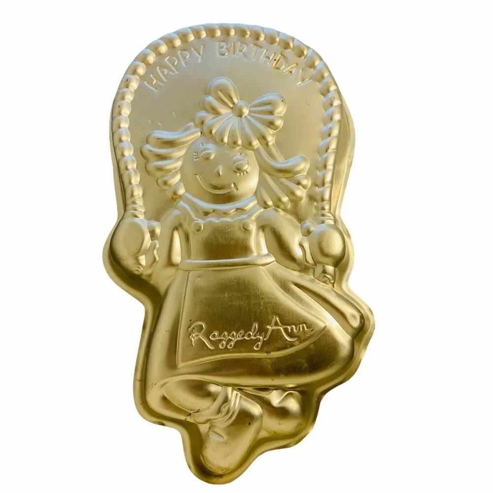 #4509 Vintage Estate Wilton Raggedy Ann cake mold 502-3797 1981